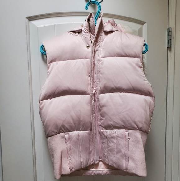 TALULUA - Faux white fur trim around hoodie - Picture 1 of 6